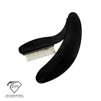 شانه مژه و ابرو آذین الماس سپاهان، ابزاری حرفه‌ای برای شانه کردن مژه‌ها و ابروها، طراحی جمع‌شونده و کوچک، در 4 رنگ زیبا.