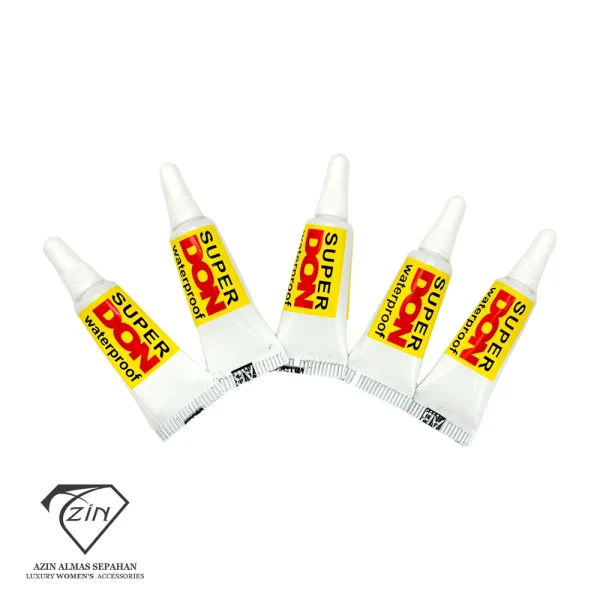 چسب مژه 1.5 گرم 10 عددی Don، مناسب برای سالن‌های آرایشی و ماندگاری طولانی